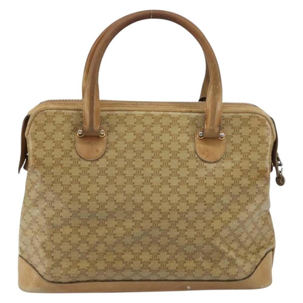 Celine Macadam Handbag Beige